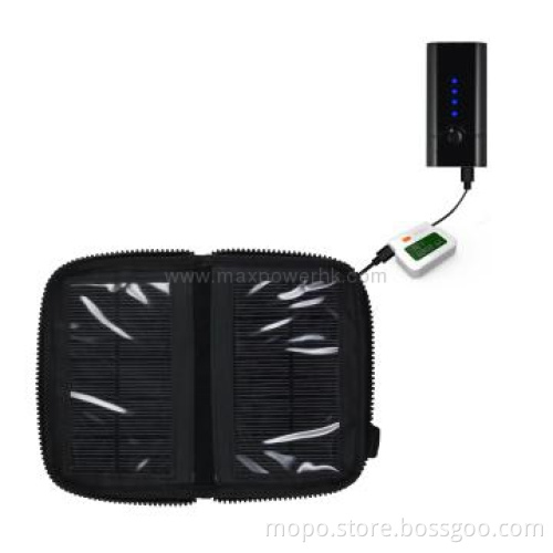 solar chargeable bag for mobile phone/iphone 5V